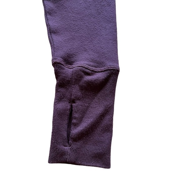 Athleta womens purple pullover sweater/top. Size Small. - Picture 5 of 7